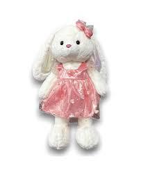 Cantoys Pel.95 Cm Tavşan ( Parlak Elbiseli ) 12Peluş Oyuncaklar