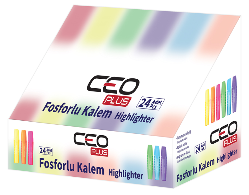 Ceo Fosforlu Kalem Kulplu_24 (1 Adet)