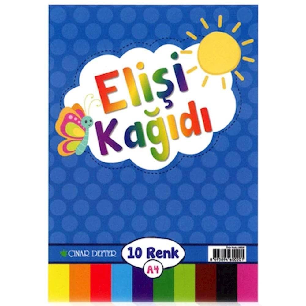 Çınar Elişi Kağıdı (90 Gr. Kuşe) A4 10 Yaprak 10 RenkÇınar Elişi Kağıdı (90 Gr. Kuşe) A4 10 Yaprak 10 Renk - Kirtasiyem.netElişi Kağıtları