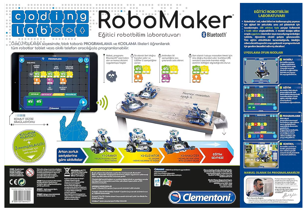 Clementoni Clemetonı Eğitici Robotbilim Laboratuvarı Cle-64442