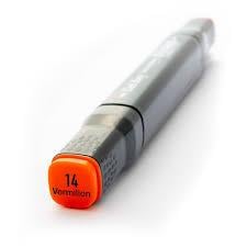 Del Rey Twin Marker R14 Vermillion 02 07 R14 DİĞER ÇİZİM KALEMLERİ