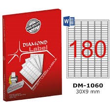 Diamond Bilgisayar Etiketi 30X9 Dm-1060Dıamond Bilgisayar Etiketi 30X9 DM-1060 - Kirtasiyem.netBilgisayar Etiketleri
