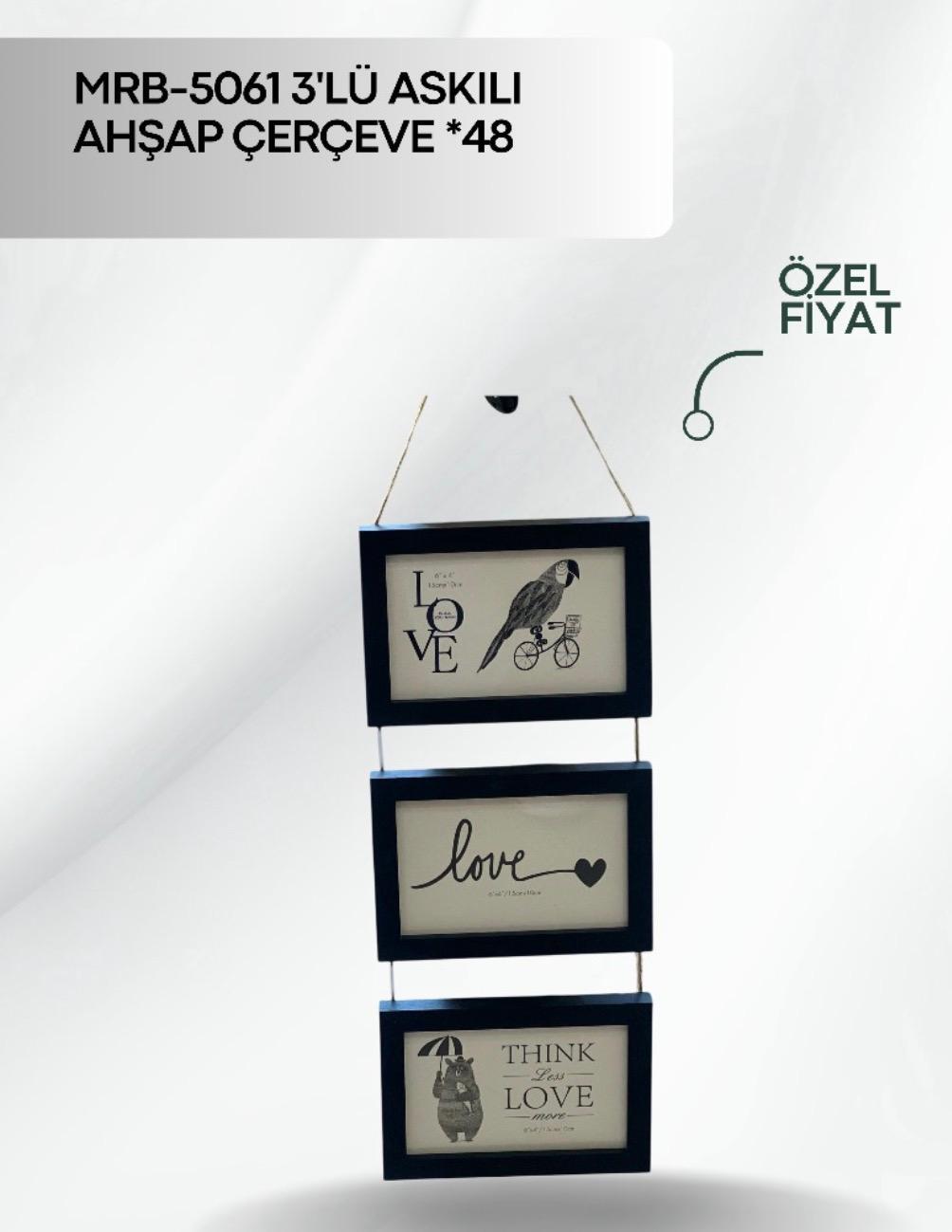 Dinamik Askılı Ahşap Çerçeve MRB-5061Hediyelik Eşyalar