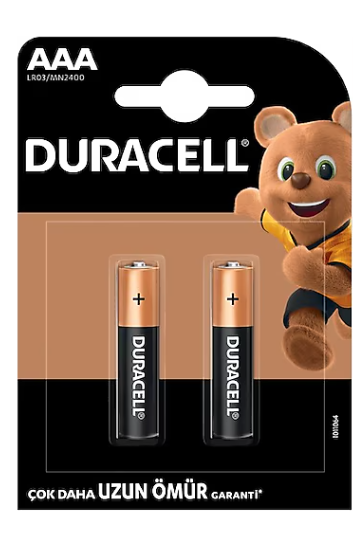 Duracell Alkalıne Pil AAA 2 Li BlisterDuracell Alkalıne Pil AAA 2 Li Blister - Kirtasiyem.netPil
