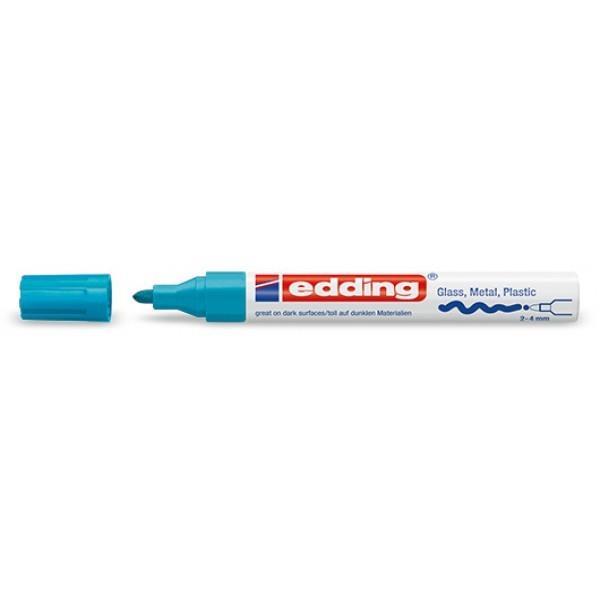 Edding Boya Dekorasyon Markörü Açık Mavi (E-750) Edding Boya Dekorasyon Markörü Açık Mavi (E-750)  - Kirtasiyem.netMarkörler