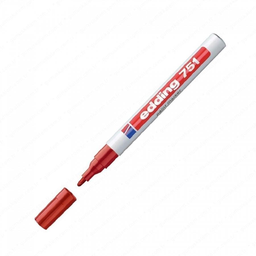 Edding Boya Dekorasyon Markörü Kırmızı (E-751) Edding Boya Dekorasyon Markörü Kırmızı (E-751)  - Kirtasiyem.netMarkörler