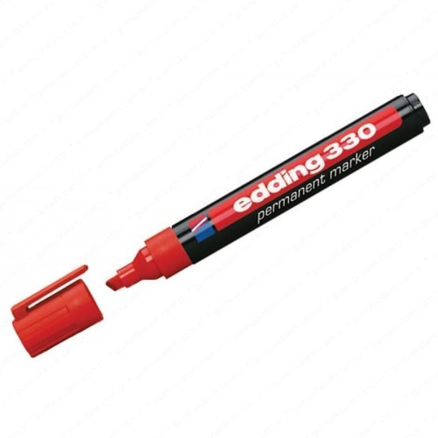 Edding Permanent Markör Kesik Uç 5 Mm Kırmızı (E-330)Edding Permanent Markör Kesik Uç 5 Mm Kırmızı (E-330) - Kirtasiyem.netParmanent Ve Markörler