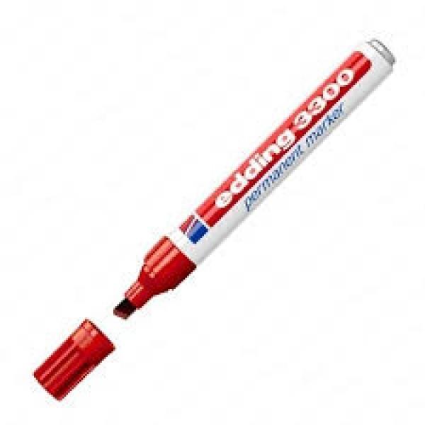 Edding Permanent Markör Kesik Uç 5 Mm Kırmızı ((E-3300) Edding Permanent Markör Kesik Uç 5 Mm Kırmızı ((E-3300)  - Kirtasiyem.netParmanent Ve Markörler