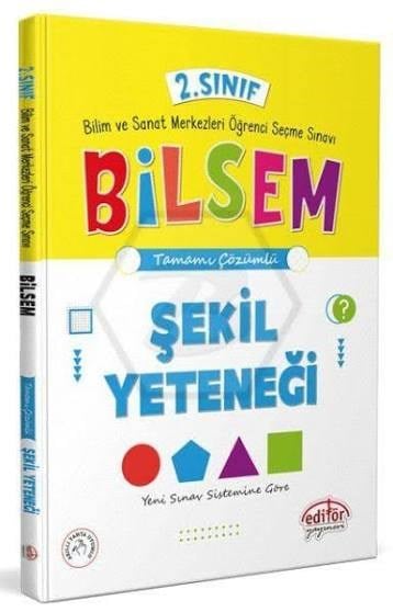 Editör 2. Sınıf Bilsem Hazırlık Şekil Yeteneği Tamamı Çözümlü - Editör Yayınevi2.Sınıf