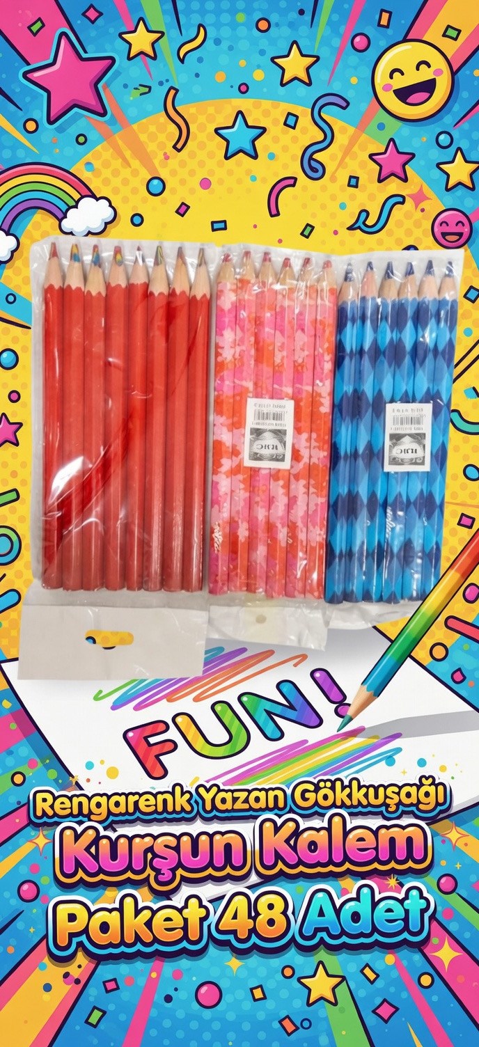 Elf Gökkuşağı Kurşun Kalem _6 (1 ADET)Diğer Oyuncak Ürünleri