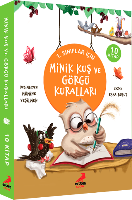 Erdem Minik Kuş Ve Görgü Kuralları - 10 Kitap Set