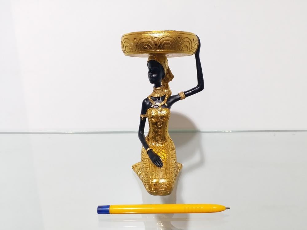 Espa Afrikalı  Kadın Tepsi TaşıyanHediyelik Eşyalar