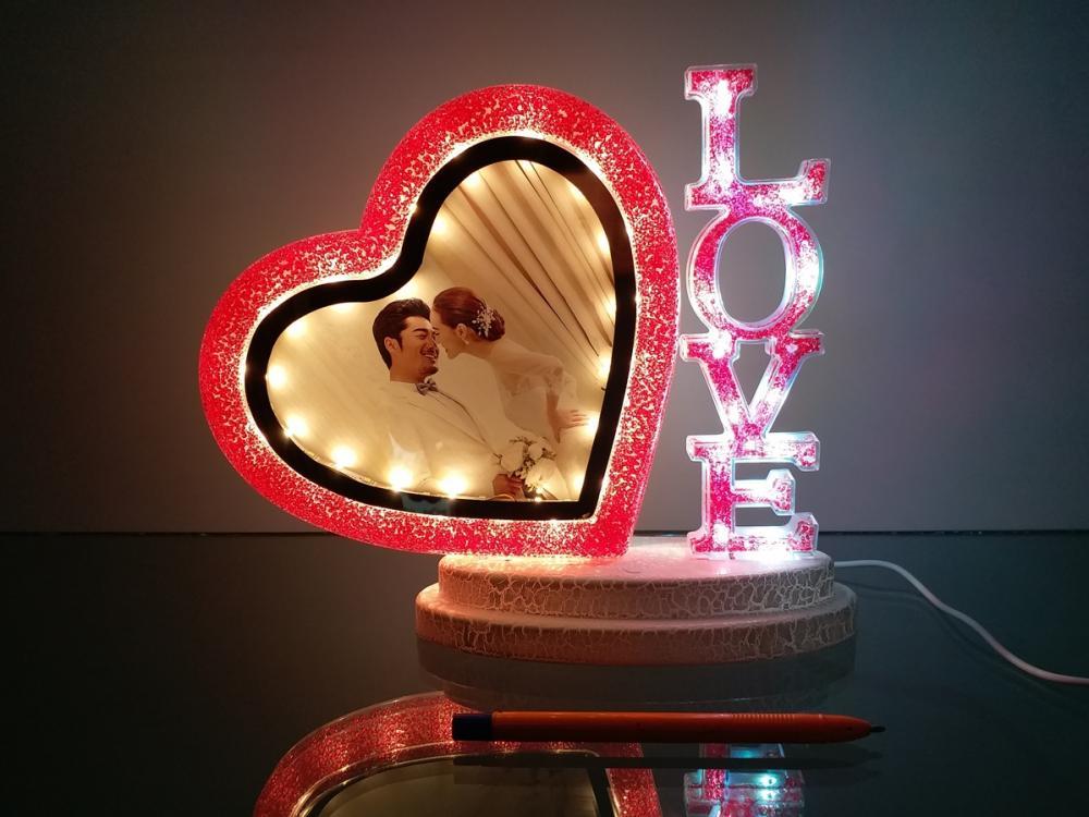 Espa Sihirli Ayna Love Kalp Kenarı KırmızıHediyelik Eşyalar