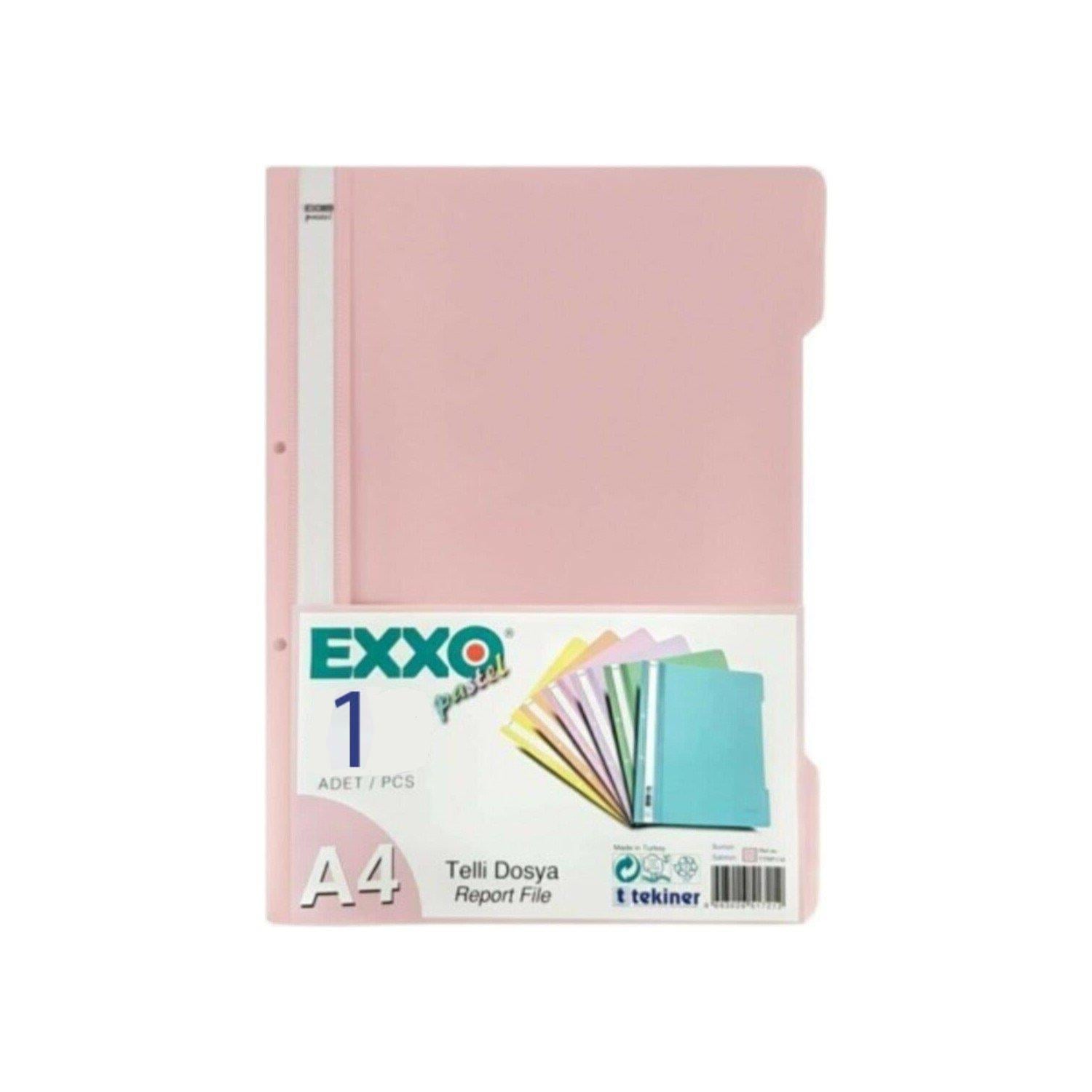 Exxo Pp Pastel Telli Dosya A4/800 Şeftali 50 liExxo Pp Pastel Telli Dosya A4/800 Şeftali(1 adet) - Kirtasiyem.netTelli Dosyalar