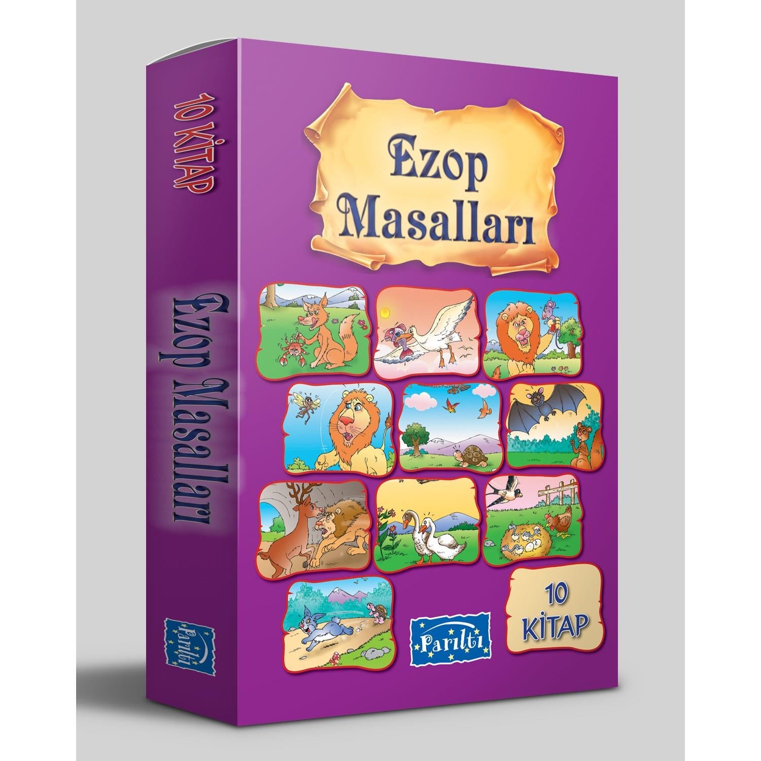 Ezop Masalları Seti - 10 Kitap Takım Küçük BoyEzop Masalları Seti - 10 Kitap Takım Küçük Boy - Kirtasiyem.netHikaye Kitabı Setleri
