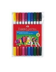 Faber Castell Çift Uçlu Keçeli Boya Kalemi 10 LuFaber Castell Çift Uçlu Keçeli Boya Kalemi 10 Lu - Kırtasiyem.netKeçeli Kalemler