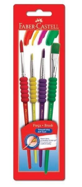 Faber Castell Fırça F.C Soft Touch 4 Lü 20 Li StandFaber Castell Fırça F.C Soft Touch 4 Lü 20 Li Stand - Kırtasiyem.netFırçalar