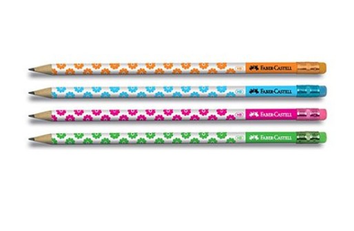 Faber Castell Flowers Kurşun Kalem 2B *72 (Fsc) (1 Adet)