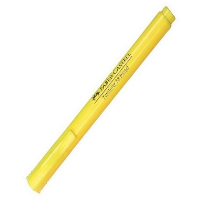 Faber-Castell Fosforlu Kalem 38 Pastel Sarı *10Faber-Castell Fosforlu Kalem 38 Pastel Sarı *10 - Kirtasiyem.netFosforlu Kalemler
