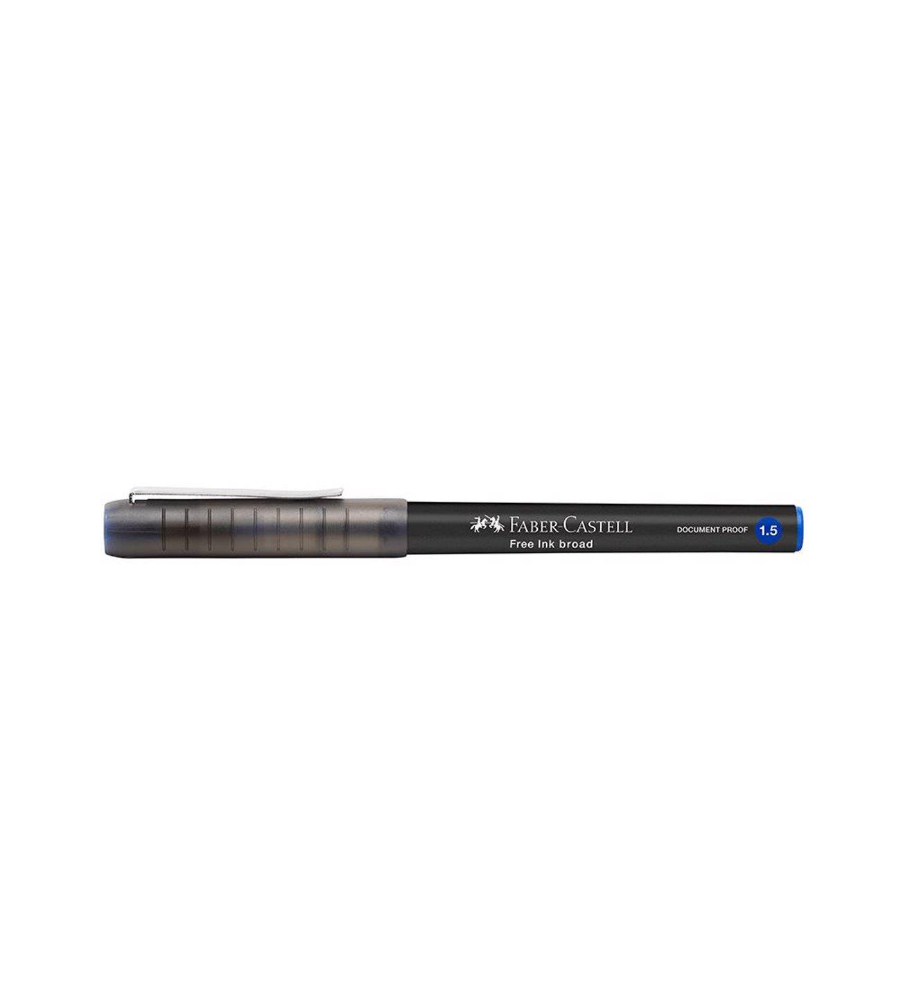 Faber Castell Free Ink Broad 1.5 mm MaviFaber Castell Free Ink Broad 1.5 mm Mavi - Kirtasiyem.netRoller(Pilot)Kalem