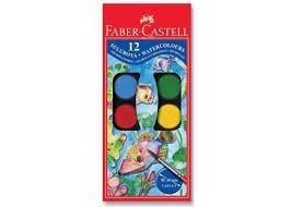 Faber Castell Sulu Boya Büyük Boy 12 Renk Faber Castell Sulu Boya Büyük Boy 12 Renk  - Kırtasiyem.netSulu Boyalar
