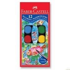 Faber Castell Sulu Boya Küçük Boy 12 Renk Faber Castell Sulu Boya Küçük Boy 12 Renk  - Kırtasiyem.netSulu Boyalar
