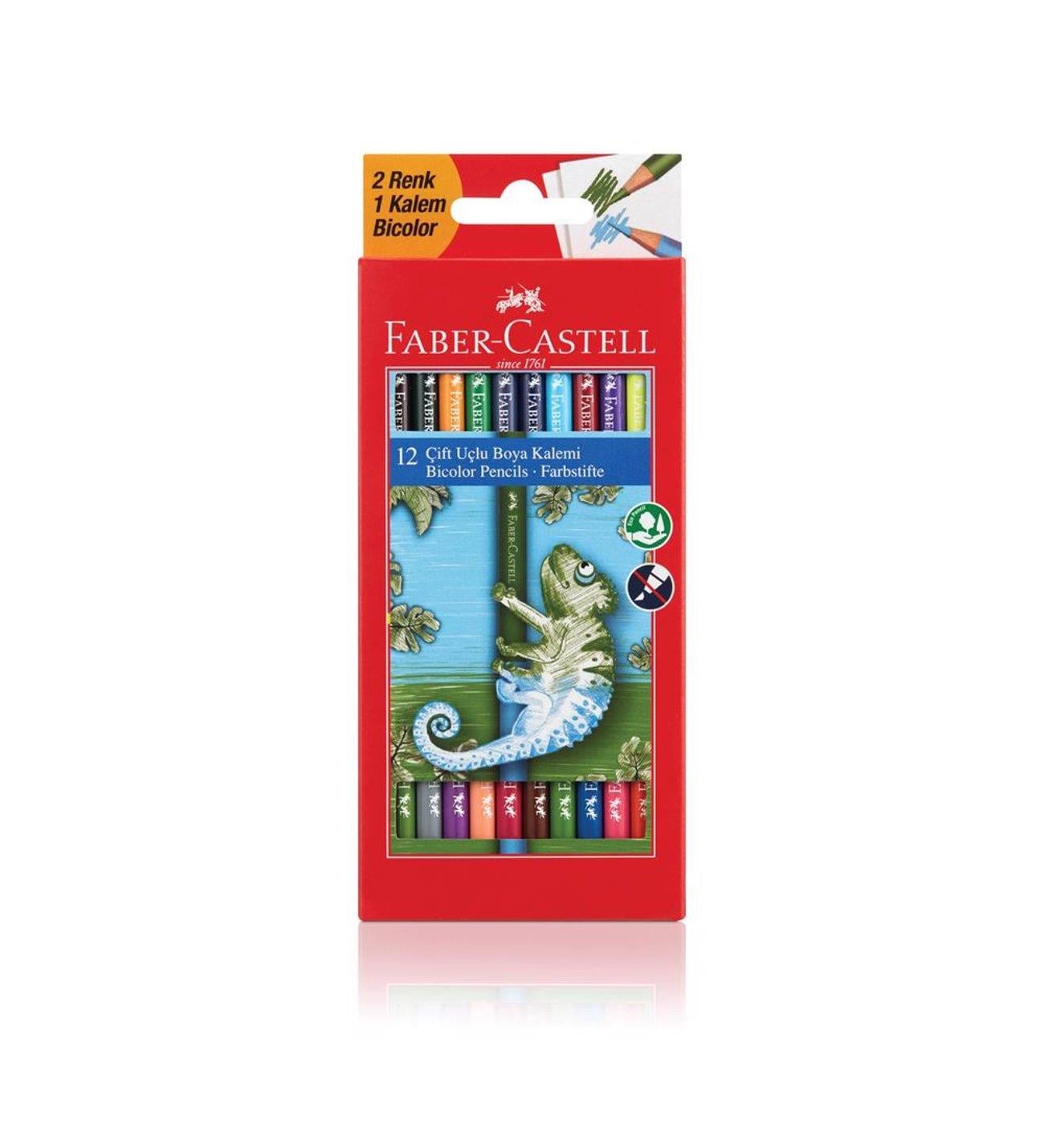 Faber Castell Yerli Çift Uçlu Boya Kalemi 24R (FSC)Faber Castell Yerli Çift Uçlu Boya Kalemi 24R (FSC) - Kırtasiyem.netKuru Boyalar