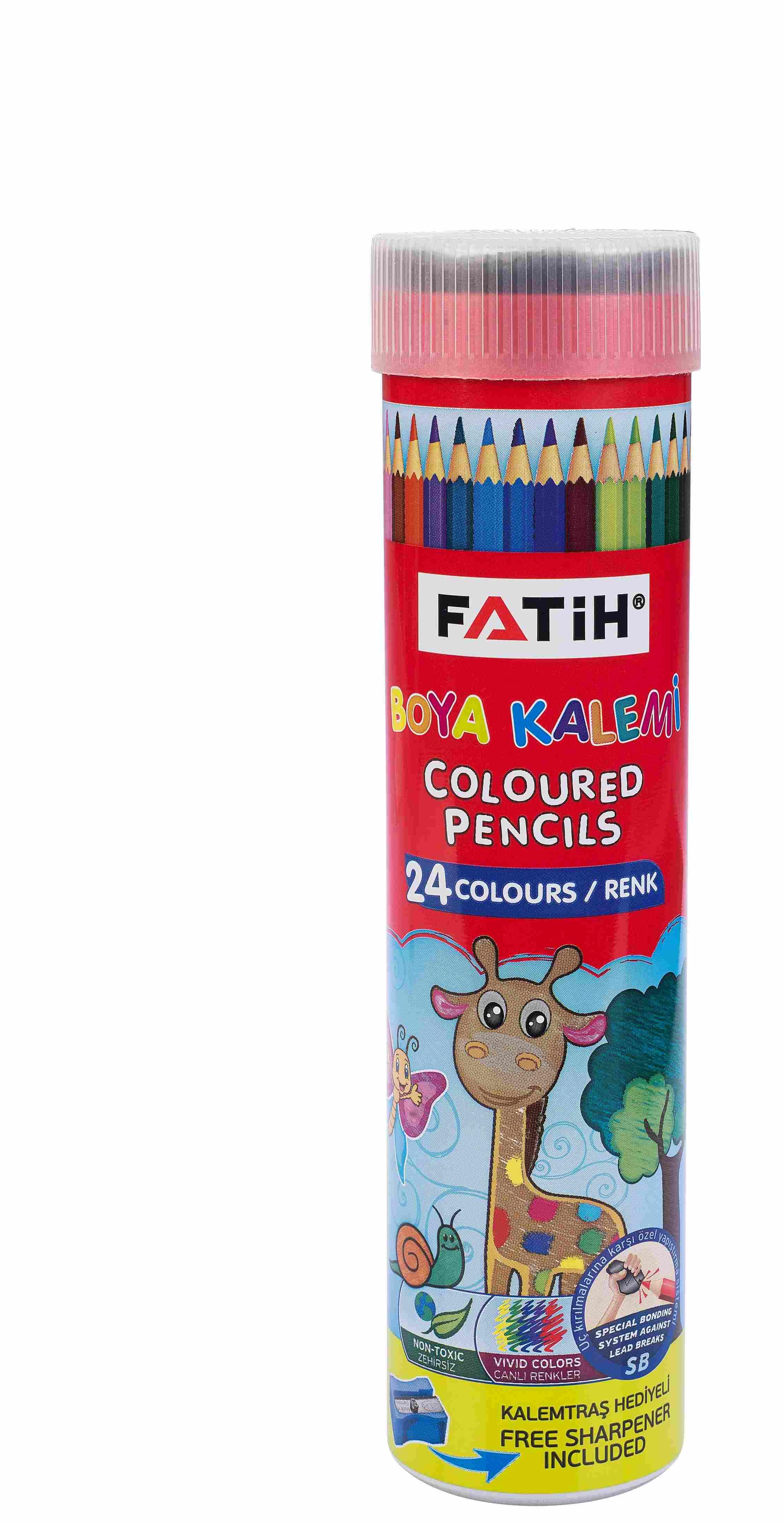 Fatih Kuru Boya 24 Renk 1/1 Tüplü Fatih Kuru Boya 24 Renk 1/1 Tüplü  - Kırtasiyem.netKuru Boyalar