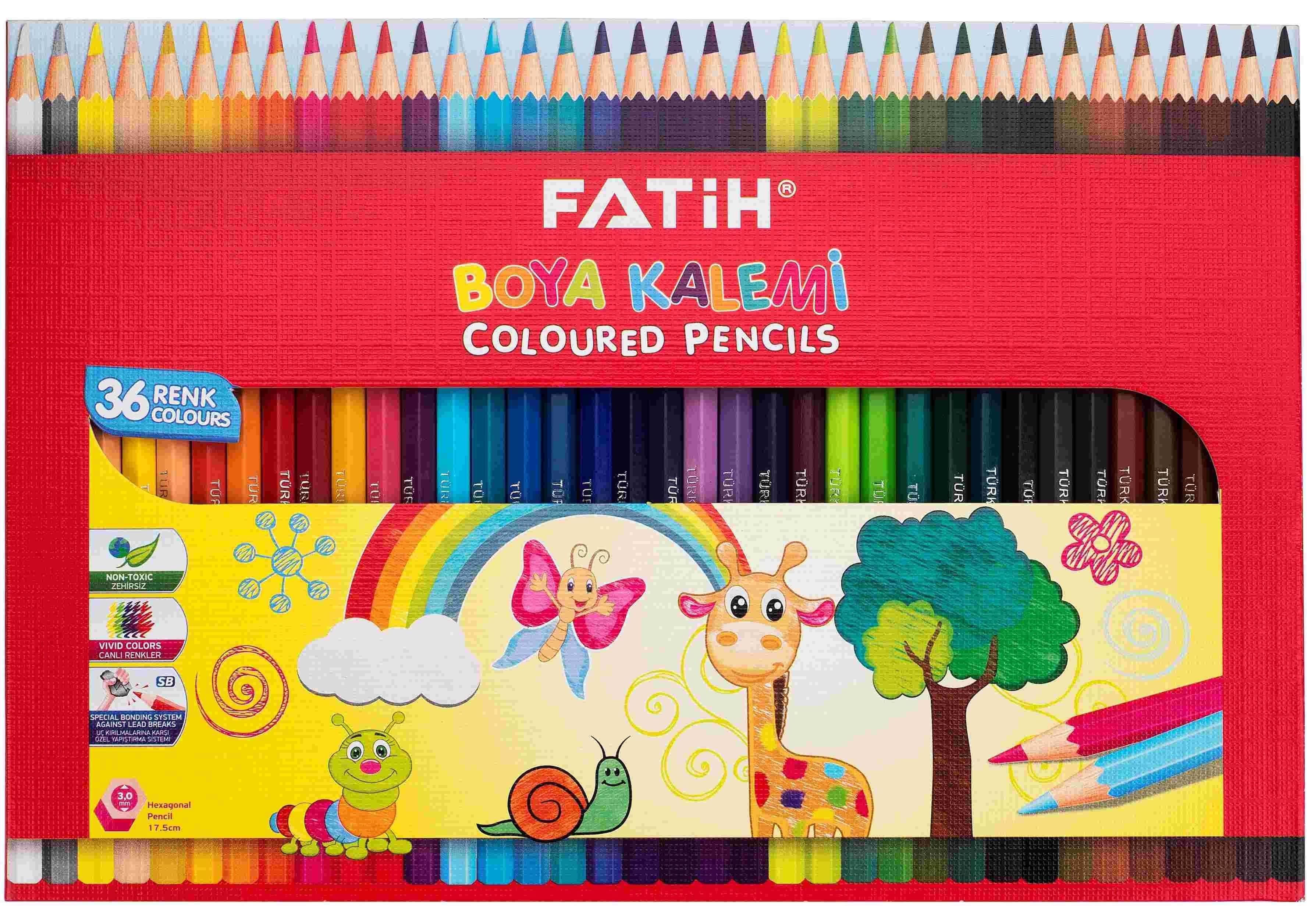 Fatih Kuru Boya 36 Renk 1/1Fatih Kuru Boya 36 Renk 1/1 - Kırtasiyem.netKuru Boyalar