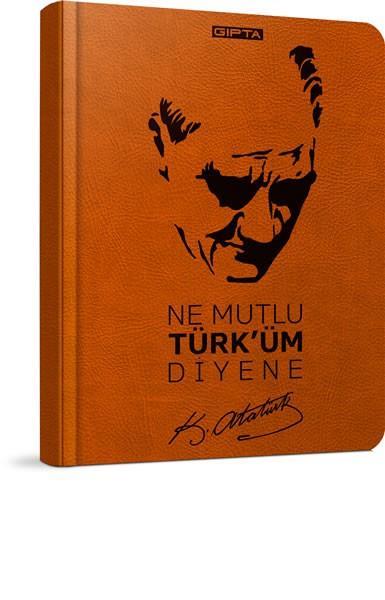 Gıpta Atatürk İplik Dikişli Sert Kapak Defter 13X21 120 Yp. Çizgili Gıpta Atatürk İplik Dikişli Sert Kapak Defter 13X21 120 Yp. Çizgili  - Kirtasiyem.netSert Kapak Defterler
