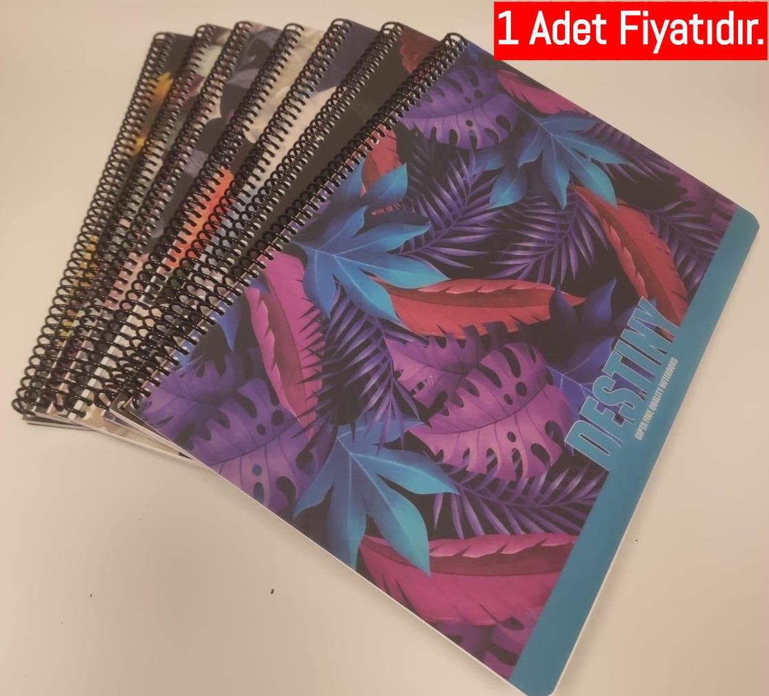 Gıpta Destıny Spr.Ofset Pp. Kpk.Defter A4 80-4 Yp. Kareli (1 Adet)Gıpta Destıny Spr.Ofset Pp. Kpk.Defter A4 80-4 Yp. Kareli - Kirtasiyem.netSpiralli Plastik Kapak Defterler