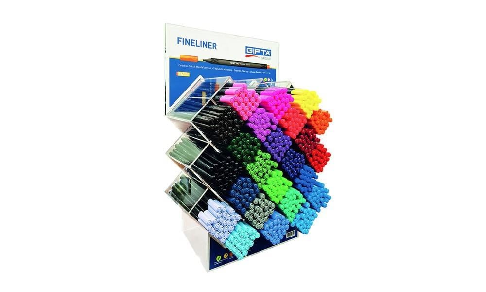 Gıpta Fineliner 24 Renk 576 Lı Stand Gıpta Fineliner 24 Renk 576 Lı Stand  - Kirtasiyem.netDövme Kalemleri