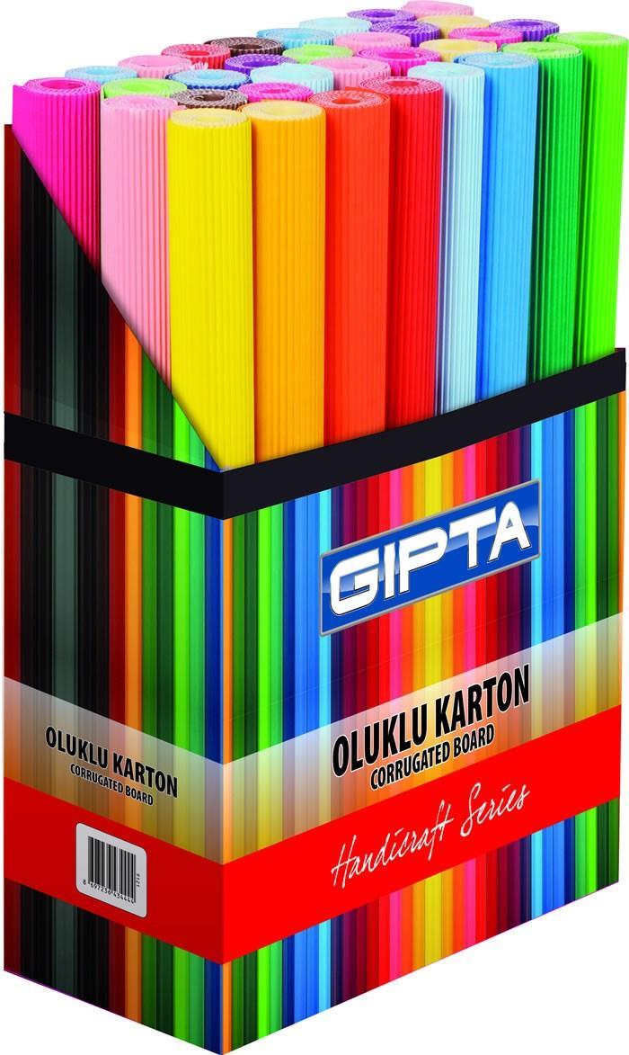 Gıpta Oluklu Karton Renkli 50*70 Gıpta Oluklu Karton Renkli 50*70 *60 - Kirtasiyem.netOluklu Mukavva