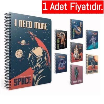 Gıpta Space Spr.Karton Kpk.Defter A4 80-4 Yp.Kareli (1 Adet)Gıpta Space Spr.Karton Kpk.Defter A4 80-4 Yp.Kareli - Kirtasiyem.netSert Kapak Defterler