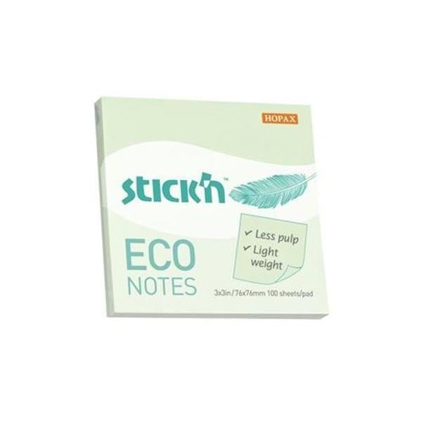 Gıpta Stıckn 76X76 Eco Notes Pastel Yeşil 100YpGıpta Stıckn 76X76 Eco Notes Pastel Yeşil 100Yp - Kirtasiyem NetStickerlar