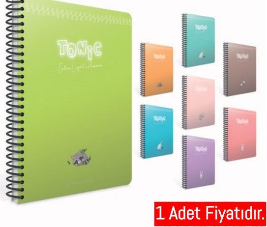 Gıpta Tonıc Spr.Karton Kpk.Defter A4 80-1 Yp.Çizgili (1 Adet)Gıpta Tonıc Spr.Karton Kpk.Defter A4 80-1 Yp.Çizgili - Kirtasiyem.netSpiralli Karton Kapak Defterler