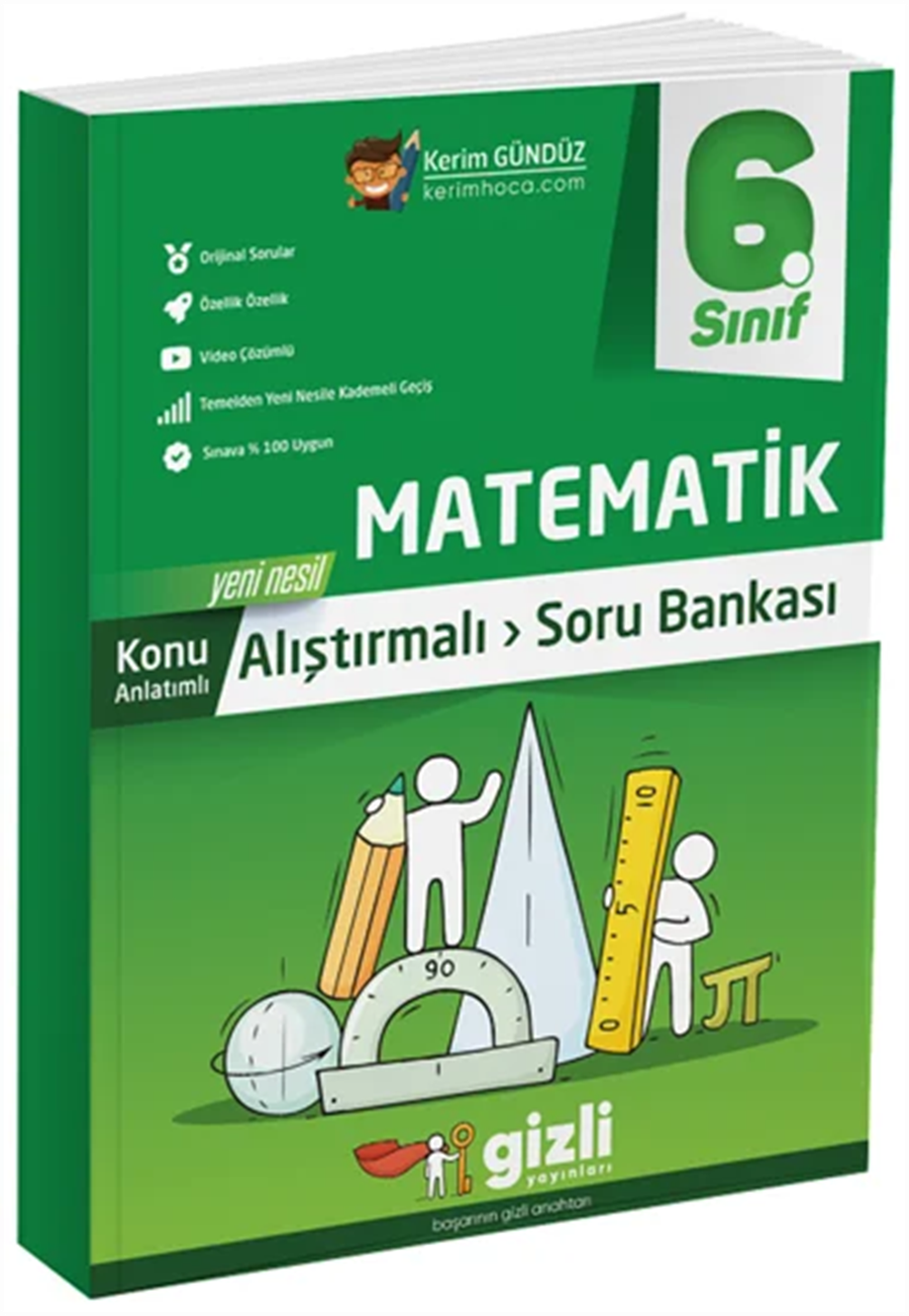 Gizli 6. Sınıf Matematik Alıştırmalı Soru Bankası6.Sınıf