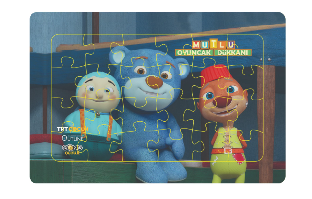Gong Mutlu Oyuncak Dükkanı Puzzle 1599