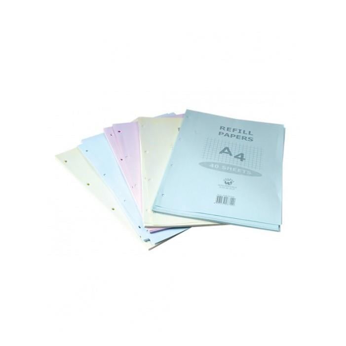 Gülpaş Klasör Yedeği A4 Çizgili Beyaz-Pembe-Mavi-Yeşil-Sarı A-4 40 Yp.__711Gülpaş Klasör Yedeği A4 Çizgili Beyaz-Pembe-Mavi-Yeşil-Sarı A-4 40 Yp.__711 - Kirtasiyem.netKlasörler
