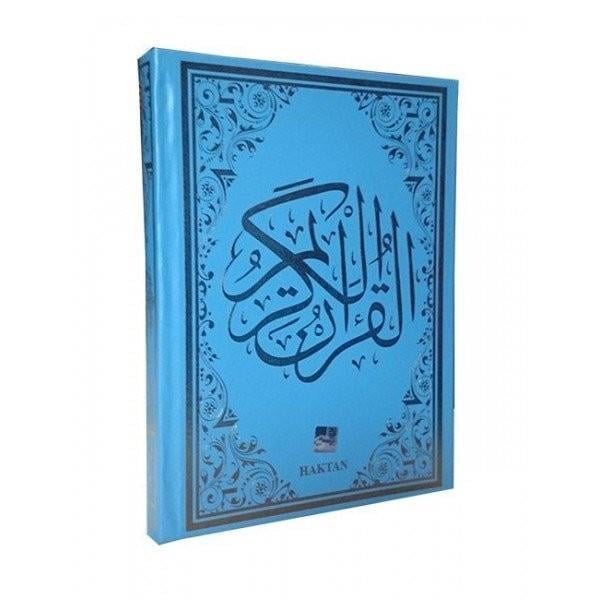 Haktan Kuran Haktan-Rahle Boy Mavi H-12 (4 Renk) Gül Desenli Pembe Renk H-13 19X28Kuran Haktan-Rahle Boy Mavi H-12 - Kirtasiyem.netKuran-I Kerim