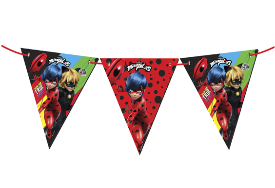 Hilal Miraculous Super Heroez Üçgen FlamaHilal Miraculous Super Heroez Üçgen Flama - Kirtasiyem.netParti Malzemeleri
