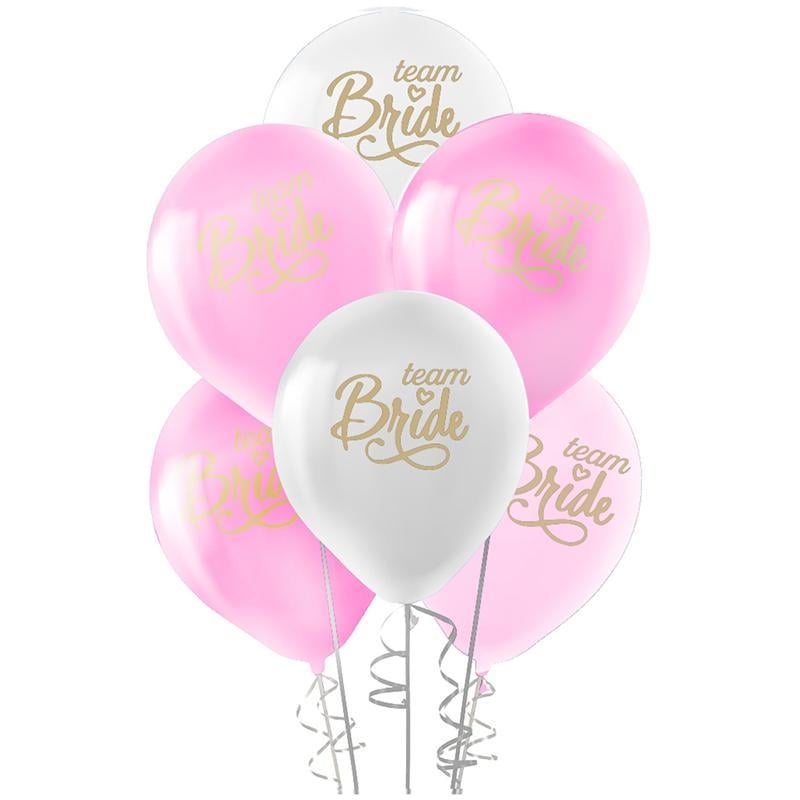 Hilal Pastel Balon Baskılı 100 Lü Team Bride