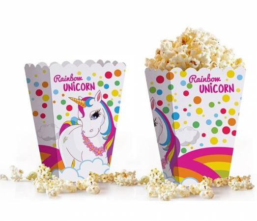 Hilal Rainbow Unicorn Popcorn Kutusu 8 liHilal Rainbow Unicorn Popcorn Kutusu 8 li - Kirtasiyem.netParti Malzemeleri