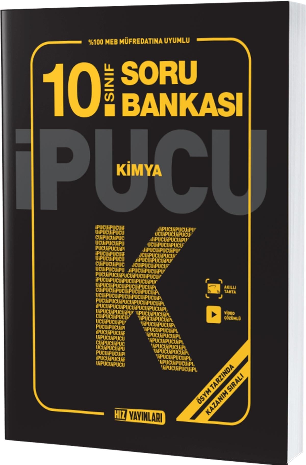 Hız Yayınları 10. Sınıf Kimya Soru Bankası İpucuHız Yayınları 10. Sınıf Kimya Soru Bankası İpucu - Kirtasiyem.net10.Sınıf