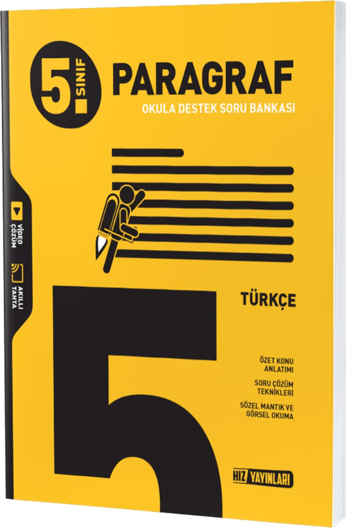 Hız Yayınları 5. Sınıf Paragraf Soru Bankası Hız Yayınları 5. Sınıf Paragraf Soru Bankası  - Kirtasiyem.net5.Sınıf