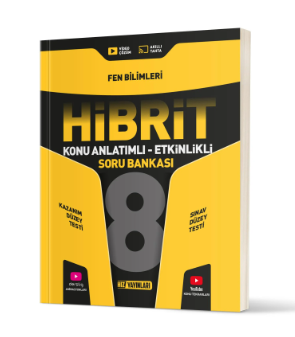 Hız Yayınları 8. Sınıf Hibrit Fen Bilgisi Soru Bankası7.Sınıf