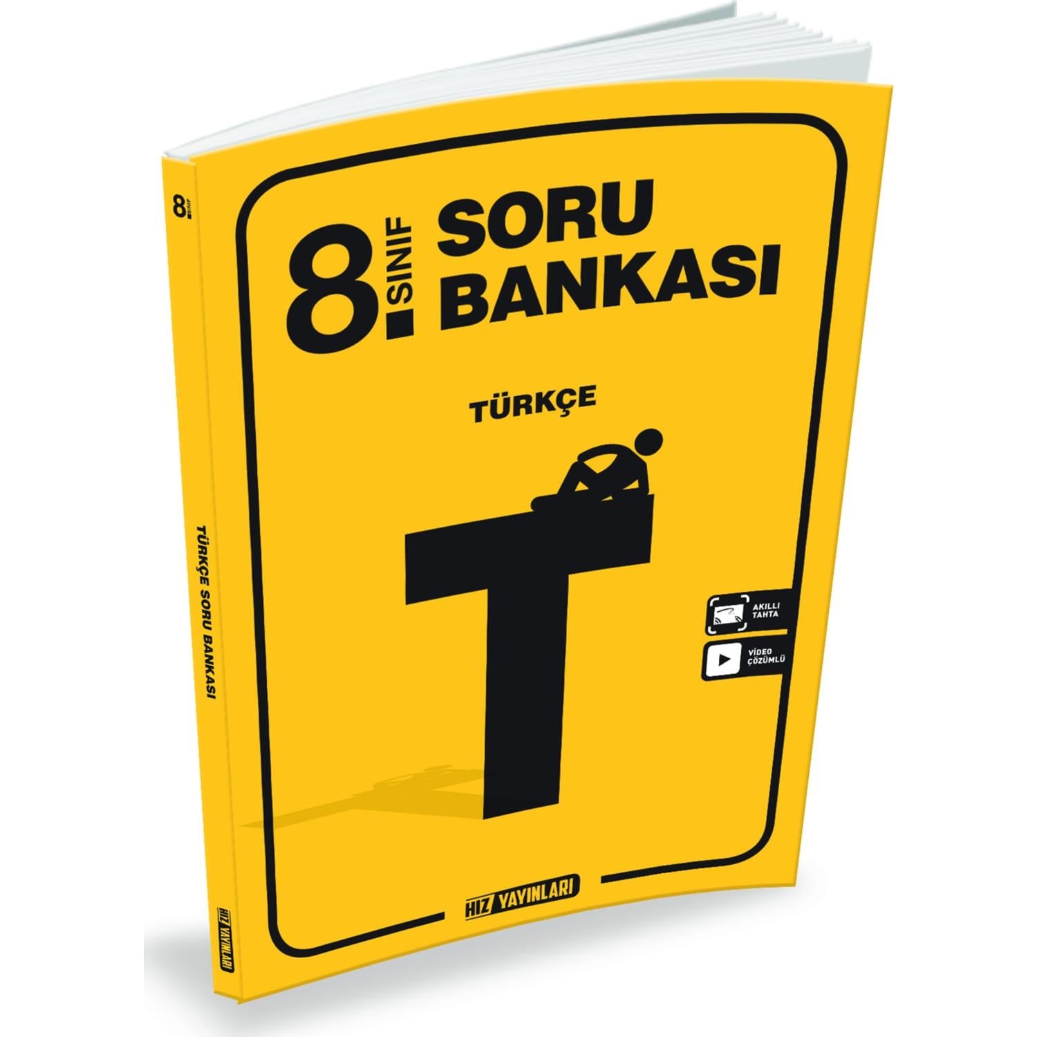 Hız Yayınları 8. Sınıf Temel Türkçe Soru BankasıHız Yayınları 8. Sınıf Temel Türkçe Soru Bankası - Kirtasiyem.net8.Sınıf