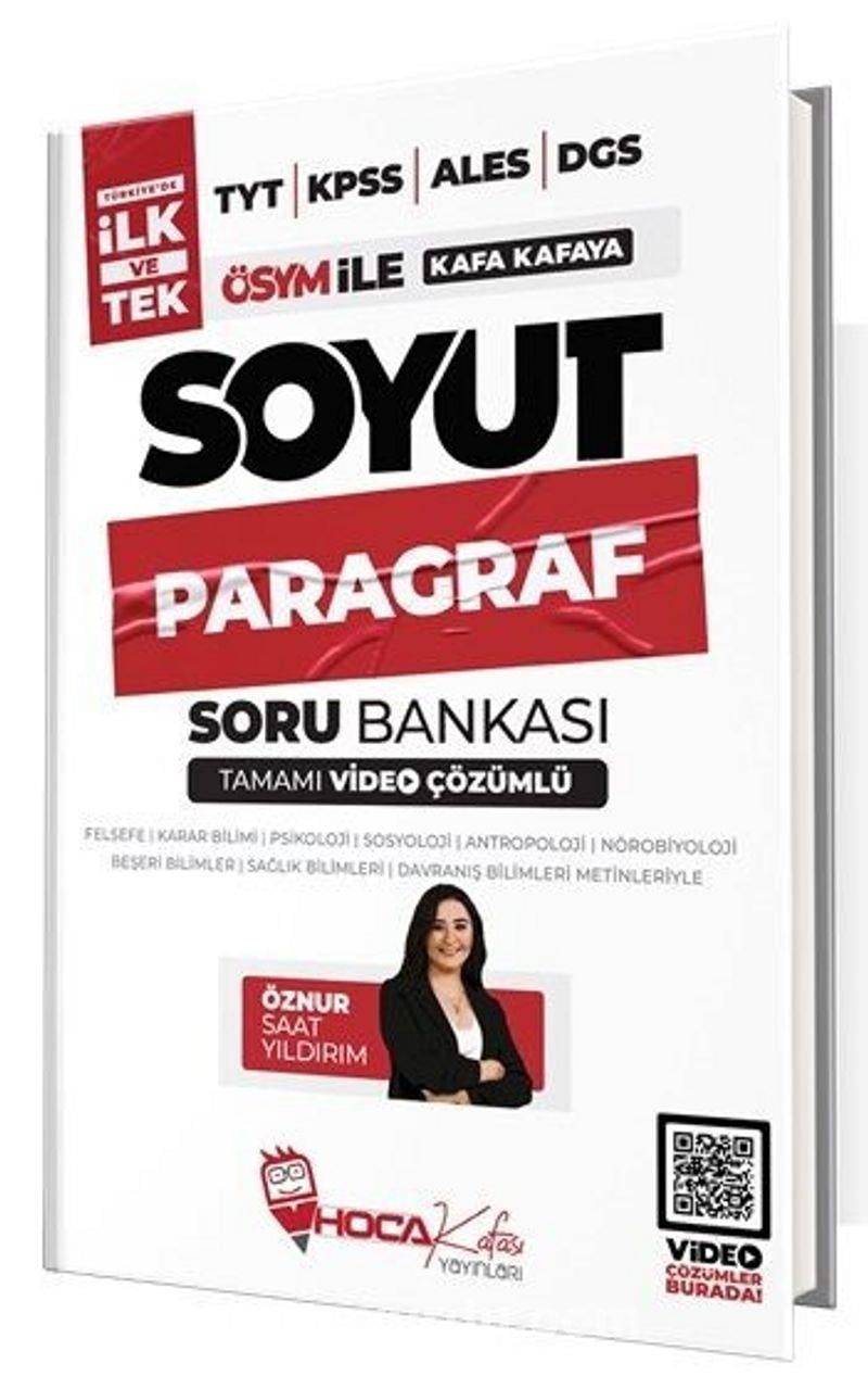 Hoca Kafası Yayınları Kpss/Ales/Dgs/Tyt Soyut Paragraf S.B.Diğer Kırtasiye Ürünleri