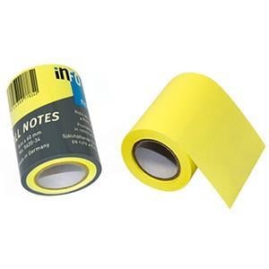 İnfo Yapışkanlı Not Kağıdı Notes 60Mmx8M Rulo Yedeği Sarıİnfo Yapışkanlı Not Kağıdı Notes 60Mmx8M Rulo Yedeği Sarı - Kirtasiyem.netYapışkanlı Not Kağıtları