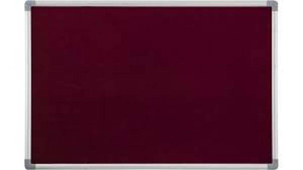 İnter 90X180 Bordo Çuhalı Pano Alüminyum Çerçeve Duvara Monte İnter 90X180 Bordo Çuhalı Pano Alüminyum Çerçeve Duvara Monte  - Kirtasiyem NetKumaş Panolar